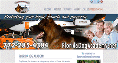 Desktop Screenshot of floridadogacademy.net